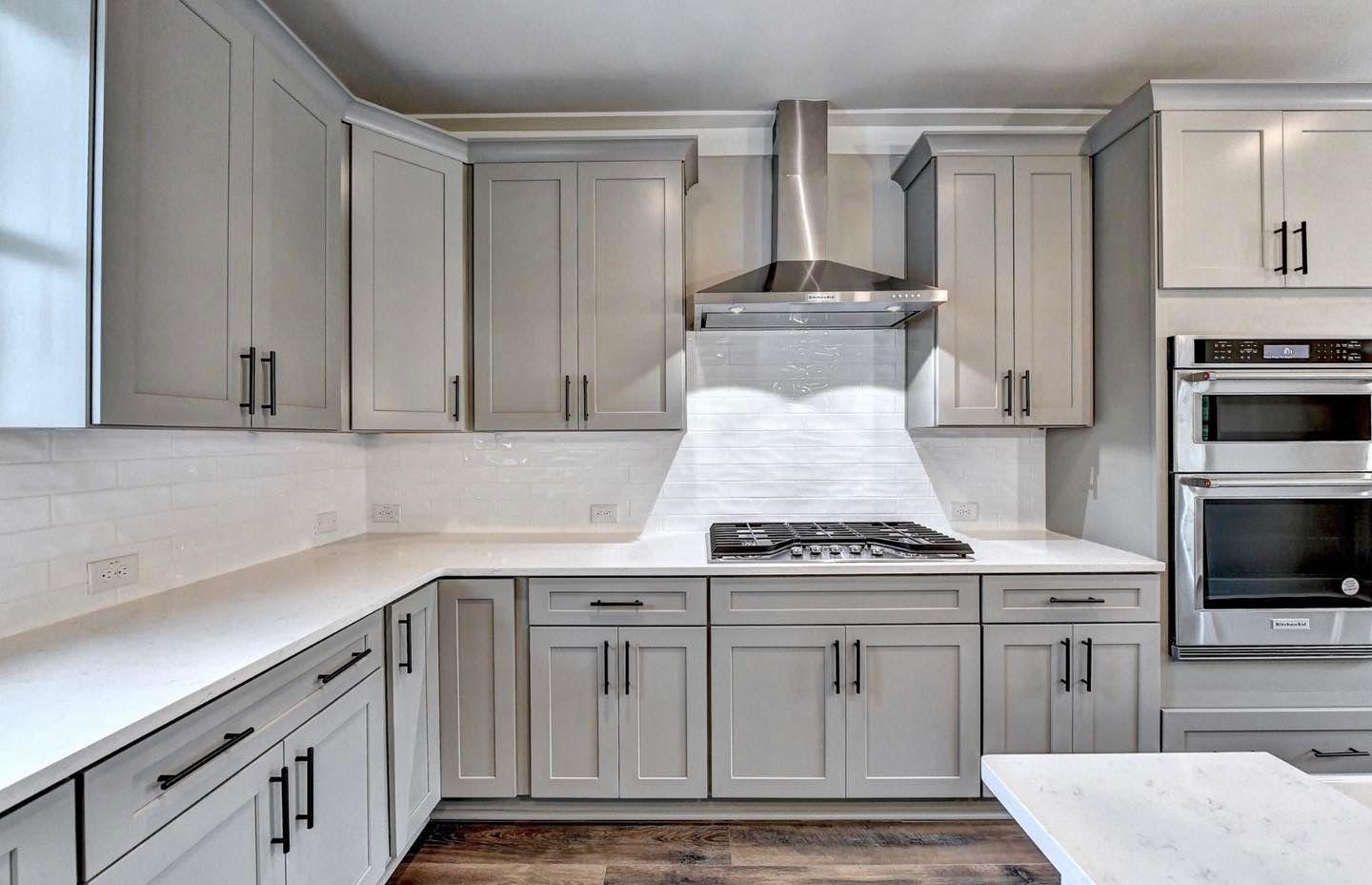 Gray Shaker Kitchen